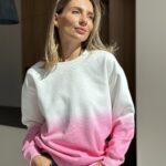 Оригінальний світшот з градієнтом кольорів