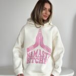 Худі з надписом “NAMASTE BITCHES”