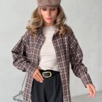 Сорочка з кнопками на рукавах